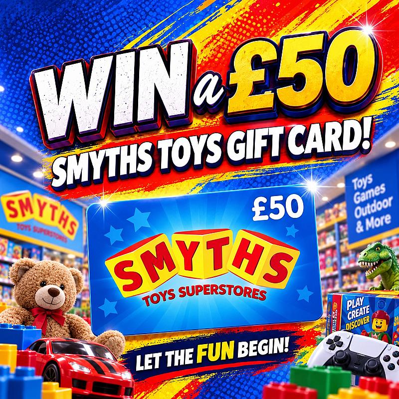 Win a £50 Smyths Gift Card