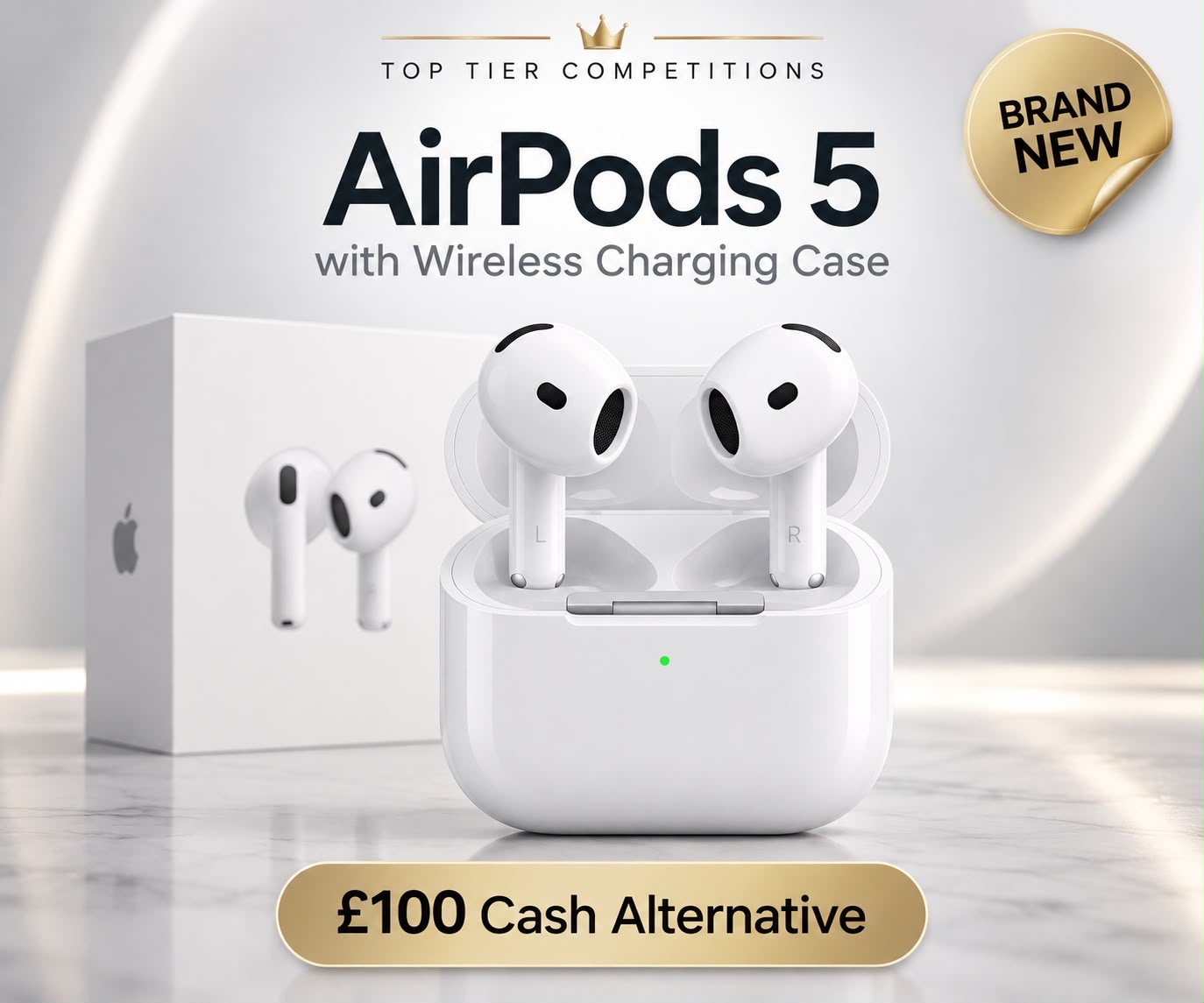 APPLE AIRPODS 5 OR £100