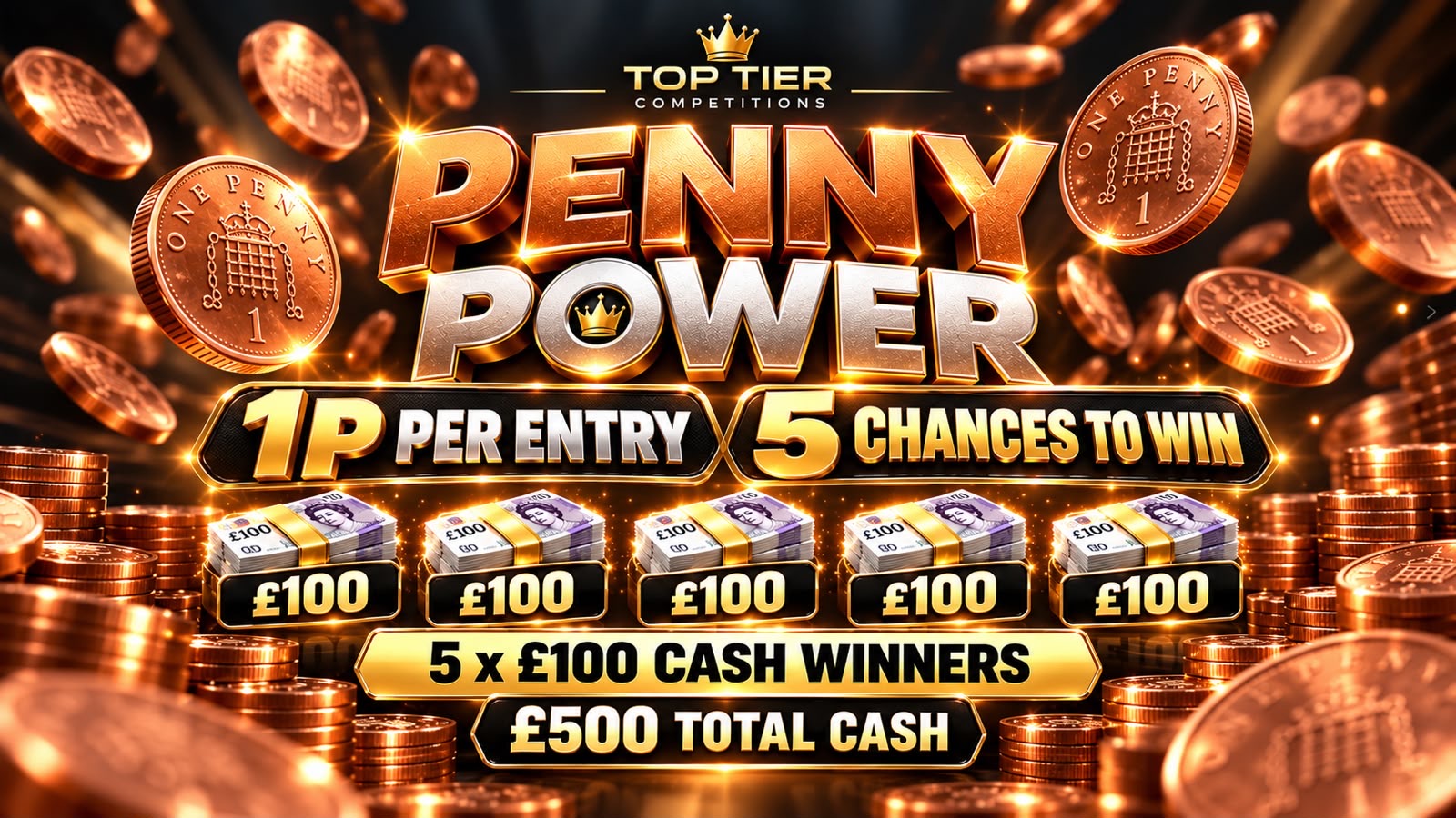 PENNY POWER £500 POT