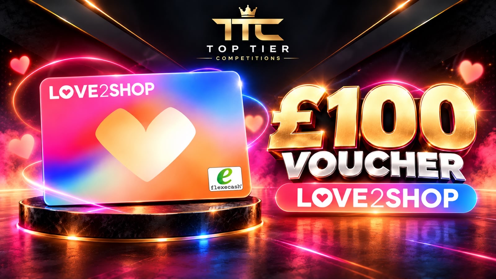 £100 LOVE2SHOP VOUCHER