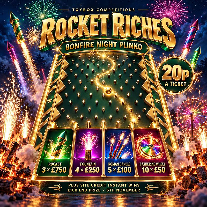 Rocket Riches Firework Plinko
