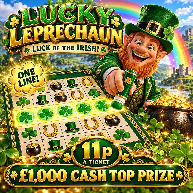 🍀 LUCKY LEPRECHAUN BINGO 🍀
