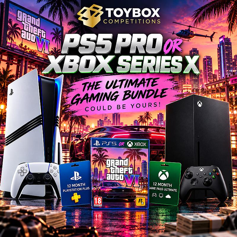 🎮 PS5 PRO OR XBOX SERIES X – THE ULTIMATE GAMING BUNDLE! 🎮