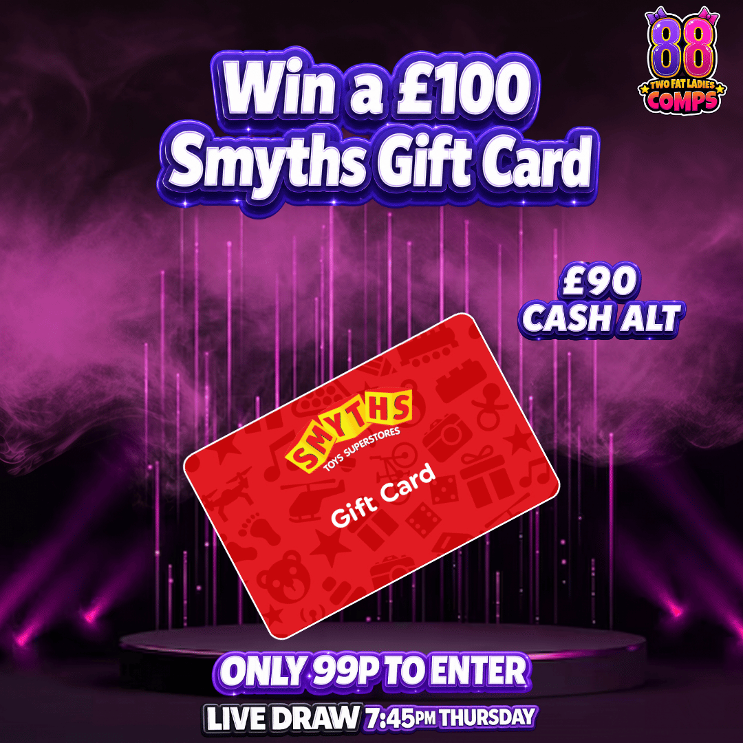 🧸 WIN A £100 SMYTHS TOYS SUPERSTORES GIFT CARD FOR JUST £1! 🎮