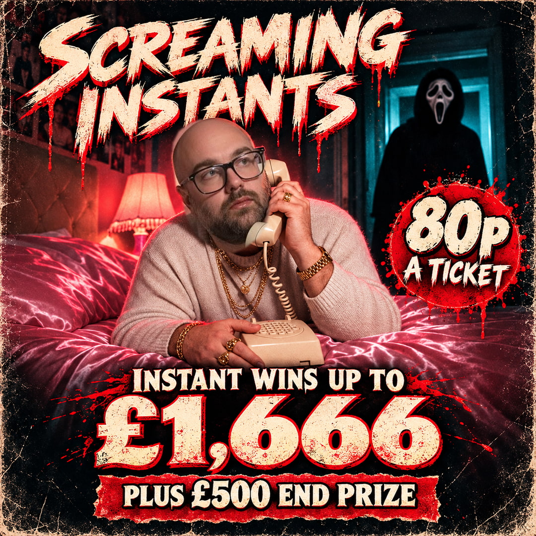 📞 SCREAMING INSTANTS – OVER £23K IN INSTANT WINS! 🔪