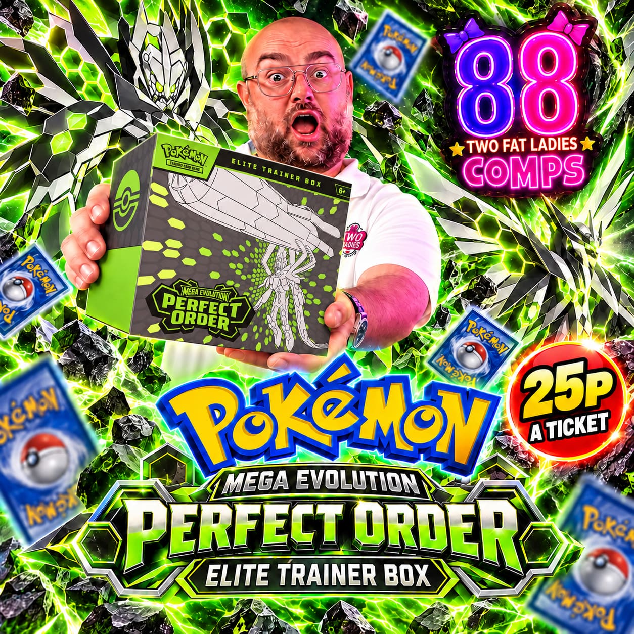 💚⚡ WIN A POKÉMON PERFECT ORDER ELITE TRAINER BOX OR £50 CASH! ⚡💚