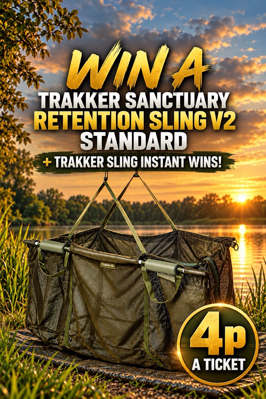 Win a Trakker Santuary Retention Sling V2 (Standard) + Trakker Sling Instant Wins - 4p