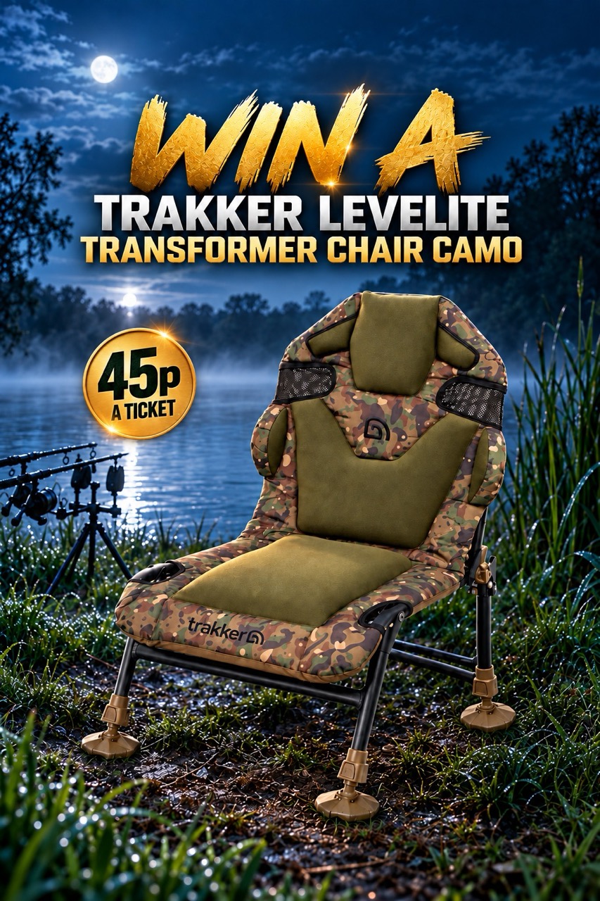 Win a Trakker Levelite Transformer Chair Camo - 45p