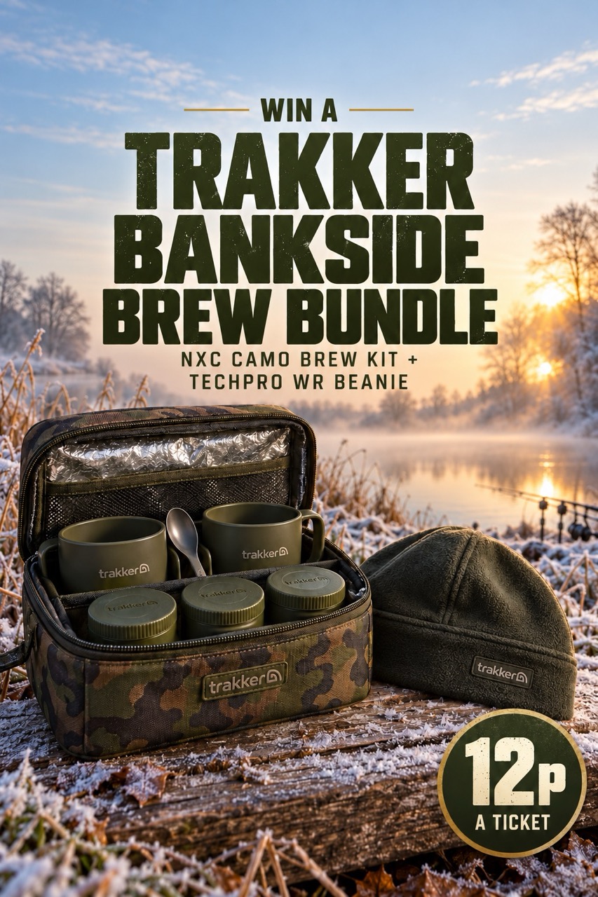 Trakker NXC Camo Brew Kit & Trakker Techpro WR Beanie Bundle + Instant Wins - 12p