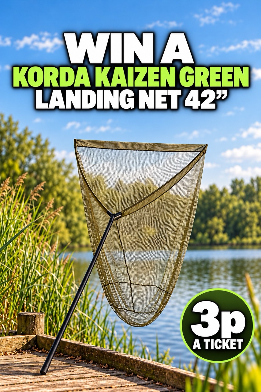 Korda Kaizen Green Landing Net 42" - 3p