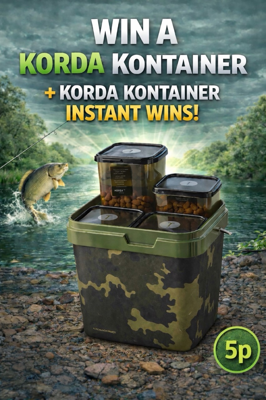 Win A Korda Kontainer 17L + Korda Kontainer Instant Wins - 5p a ticket
