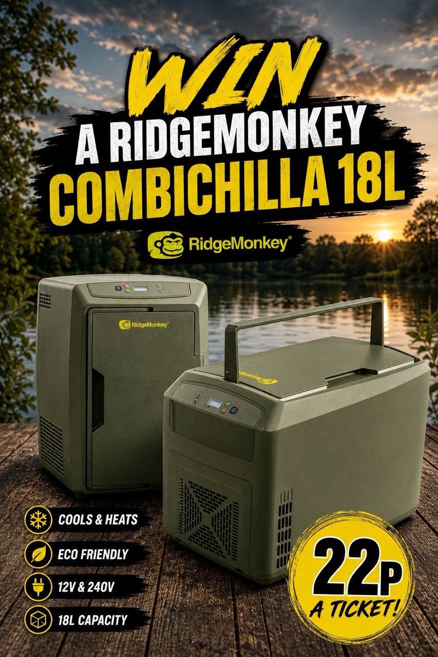 Win a Ridgemonkey CombiChilla 18L - 22p