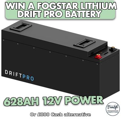Win a Fogstar 628ah drift pro battery! 