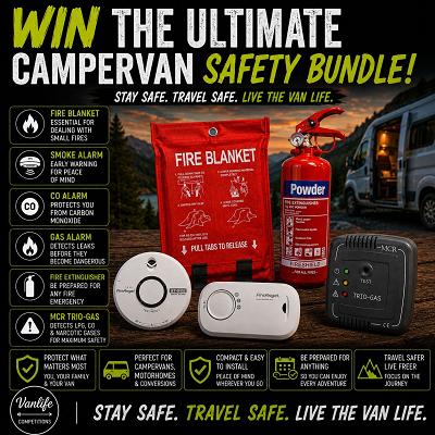 WIN THE ULTIMATE CAMPERVAN SAFETY BUNDLE!