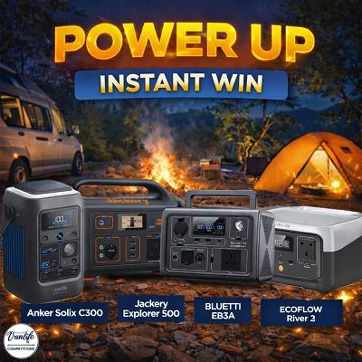 Power up instant win comp! 
