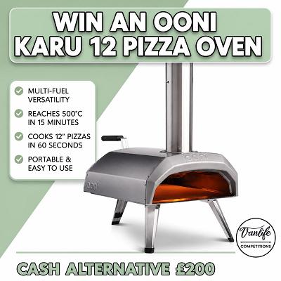 Win an ooni karu 12 pizza oven!