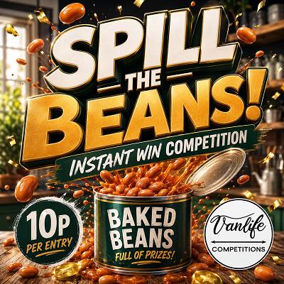 Spill the beans instant win comp!