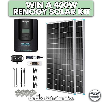 Win a 400w Renogy solar kit!