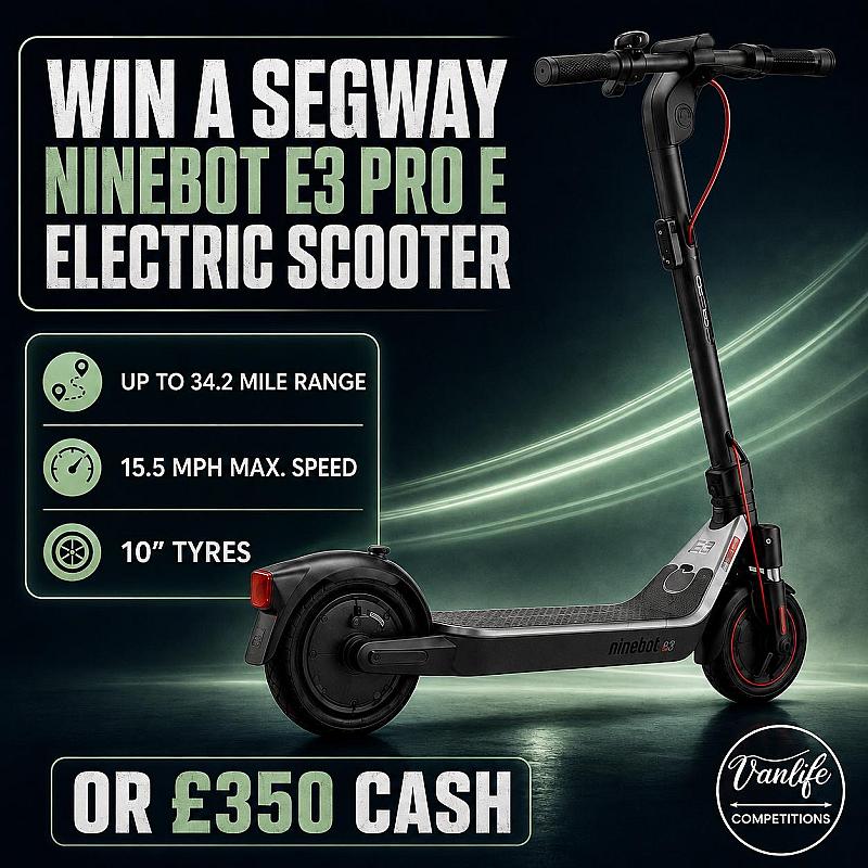 WIN A SEGWAY-NINEBOT E3 Pro E Electric Scooter!