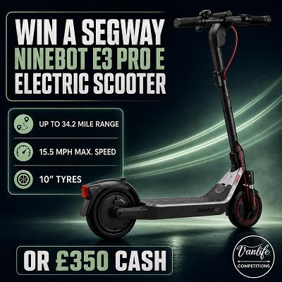 WIN A SEGWAY-NINEBOT E3 Pro E Electric Scooter!