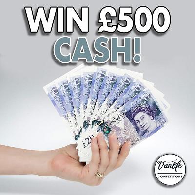 Win £500 cash!  