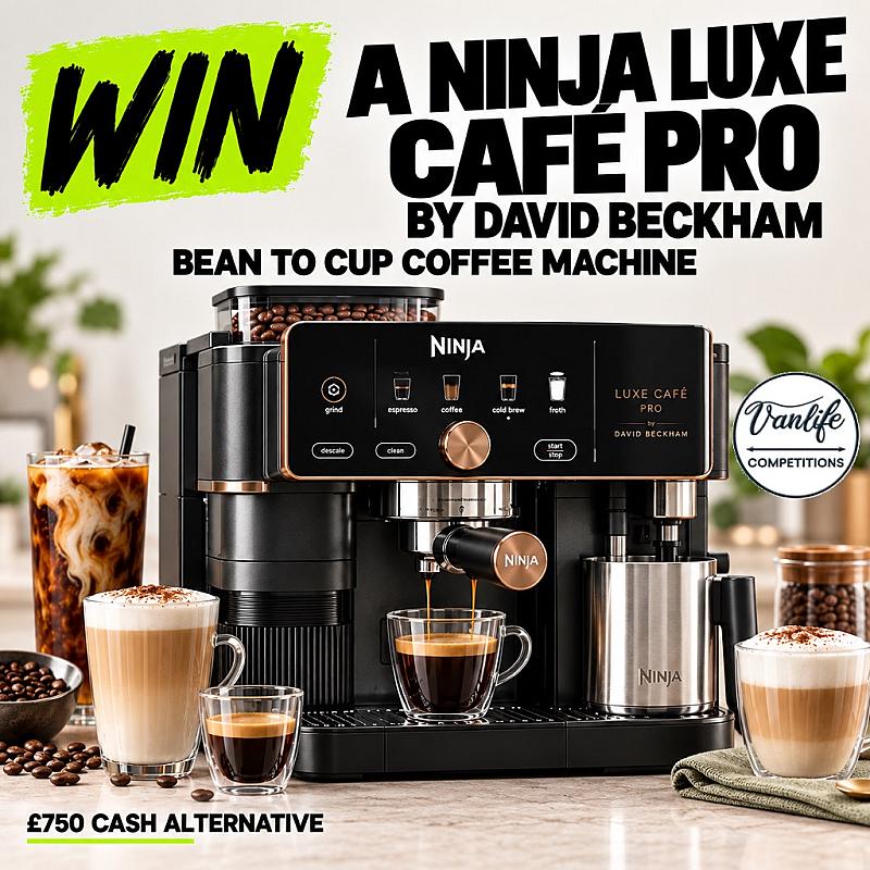 Win a ninja luxe pro coffee machine! 