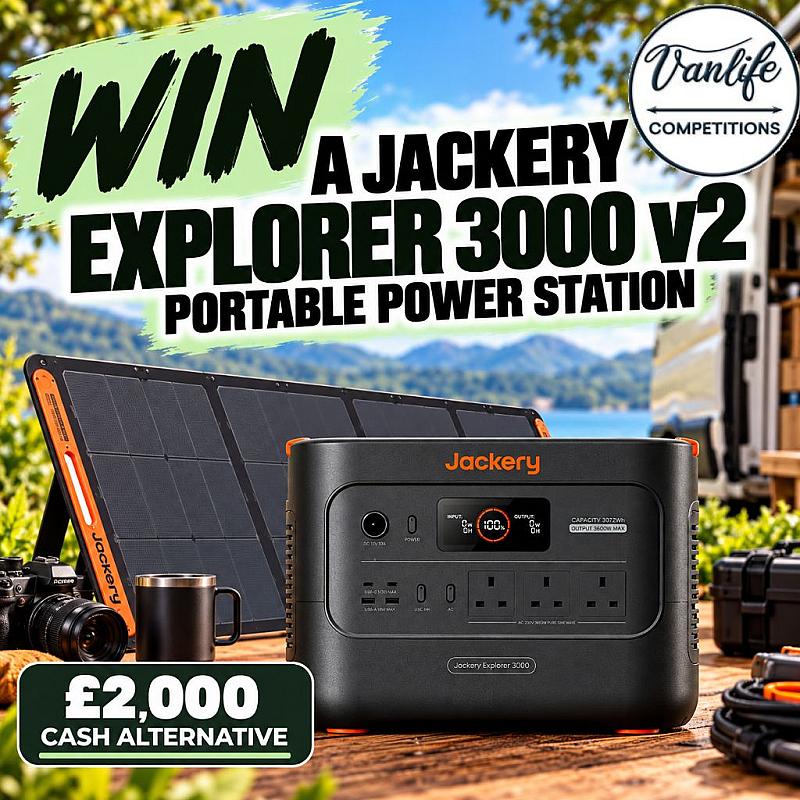 Win a jackery explorer 3000v2 power station!