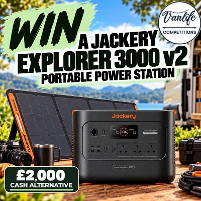 Win a jackery explorer 3000v2 power station!