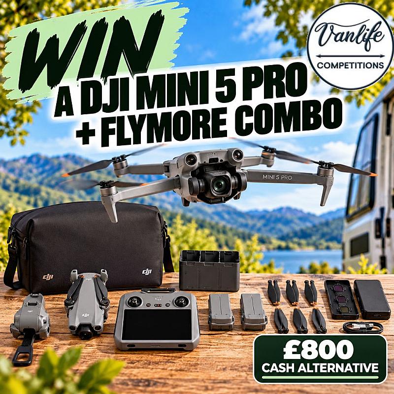 Win a DJI Mini 5 pro drone!