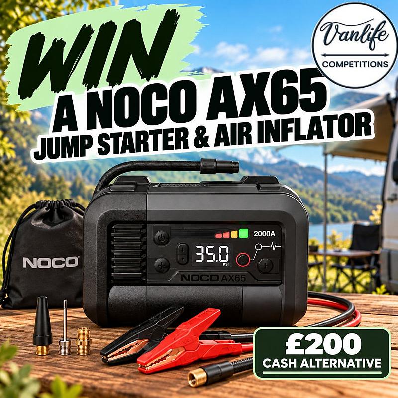 Win a Noco Jump Pack and air inflator !!   