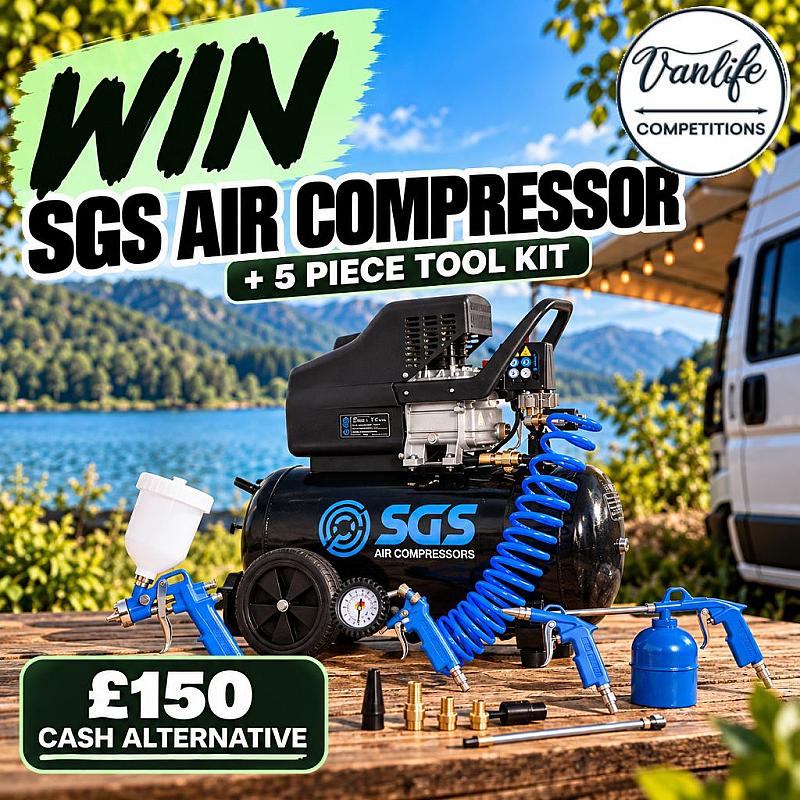 Win a sgs 50L direct drive air compressor! 