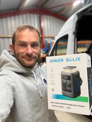 Free to enter- anker solix c300 dc power station!