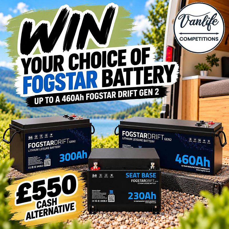 Win your choice of fogstar battery!