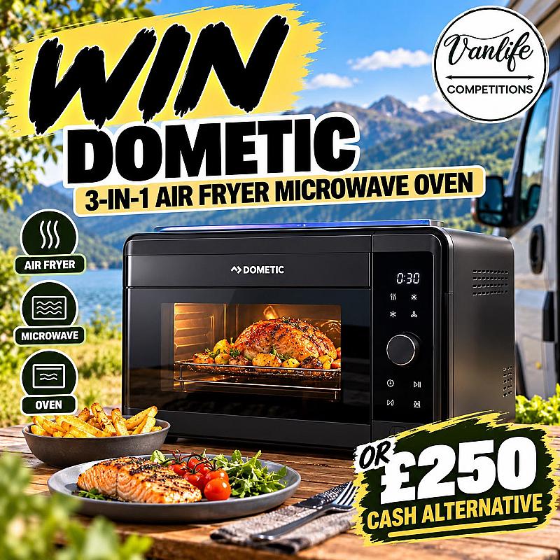 Win a dometic 3 in 1 air fryer! 