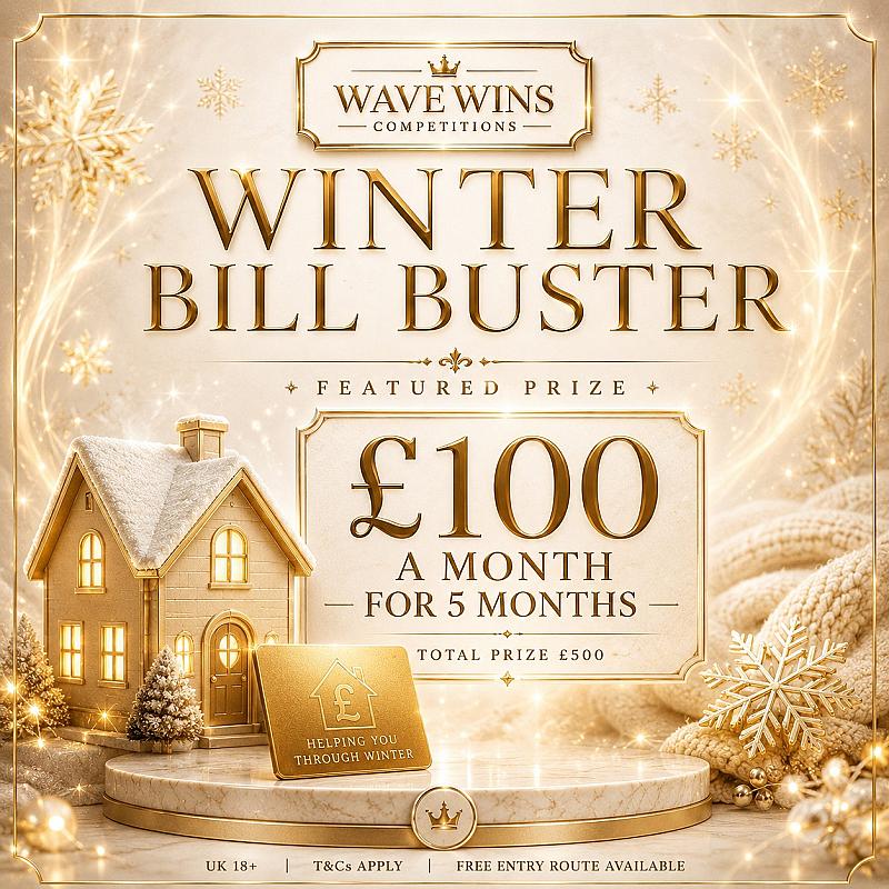 ❄️ Win £100 a month for five months ❄️