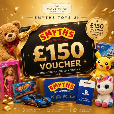 🧸 £150 Smyths Toys Voucher 🎁