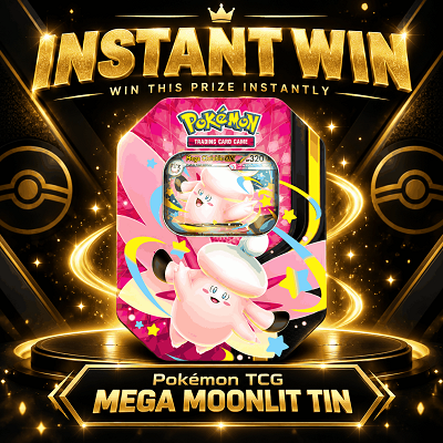 Pokémon TCG Mega Moonlit Tin Mega Clefable-EX