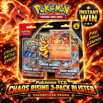 Mega Evo Chaos Rising 3 pack Charmeleon