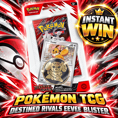 Scarlet & Violet Destined Rivals Eevee 1-Pack Checklane Blister SVP200