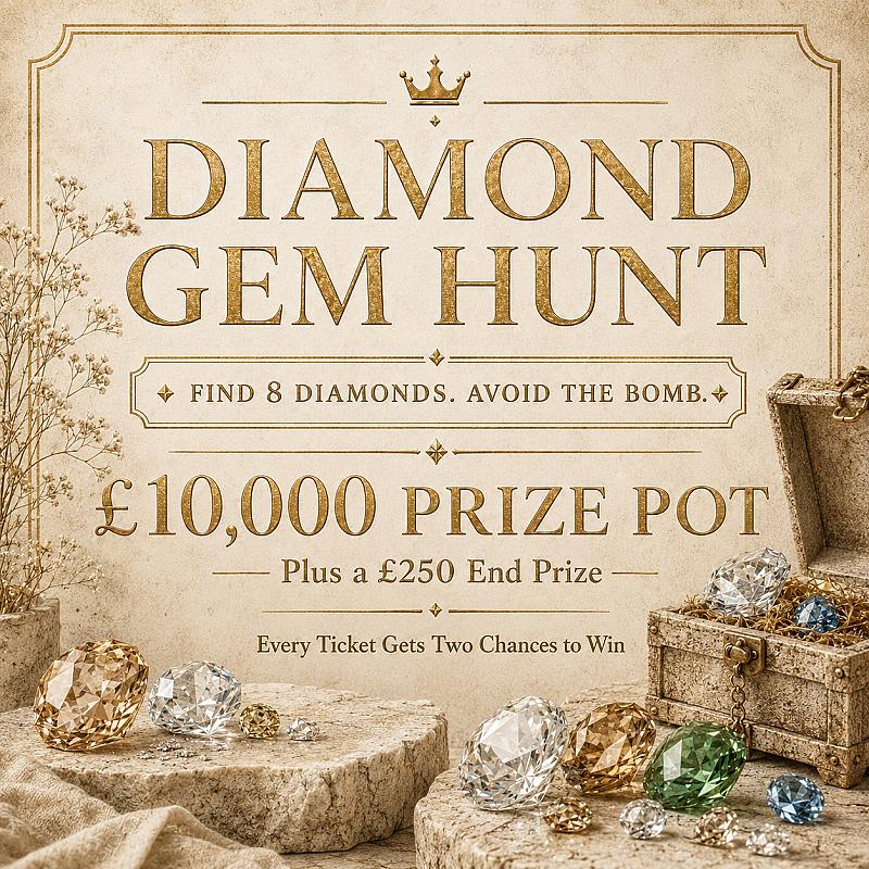 💎 Diamond Gem Hunt - Instant Win 💎 