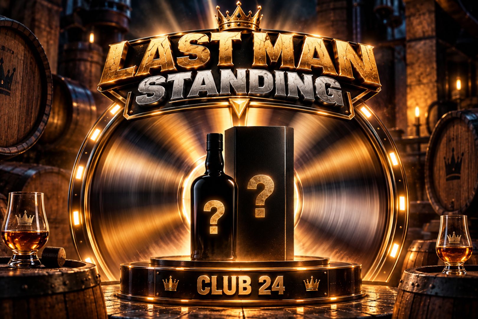 NO. 3 - LAST MAN STANDING MYSTERY WHISKY- CLUB 24