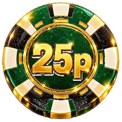 25p CASH