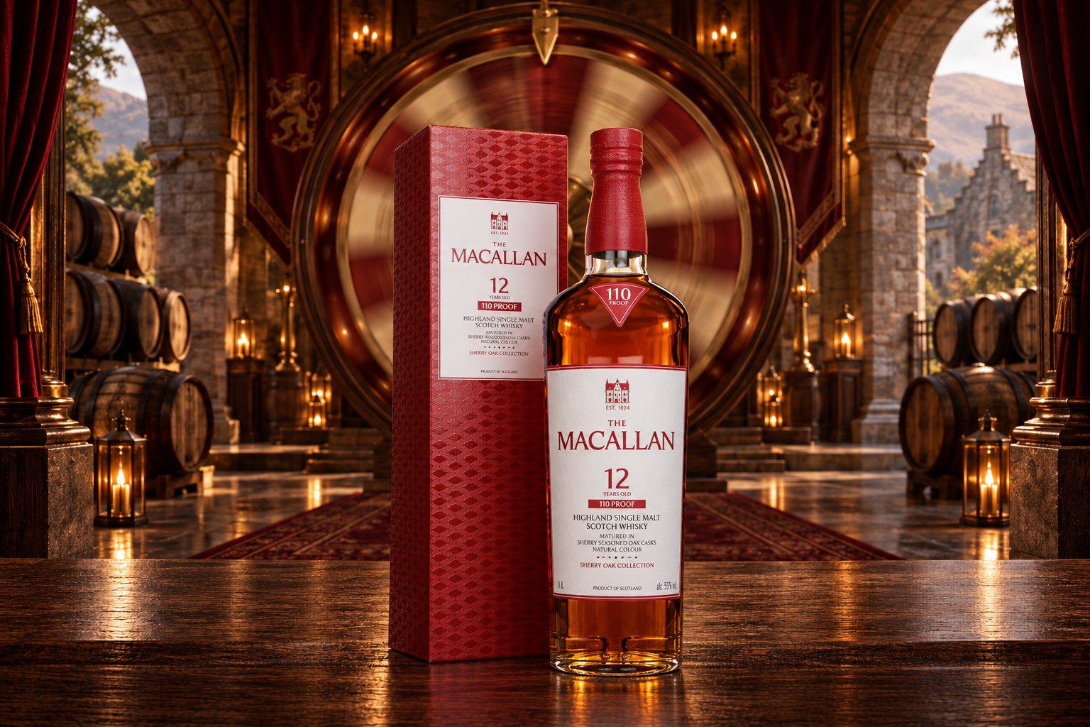 CLUB 24 - The Macallan Sherry Oak 12 Year Old 110 Proof