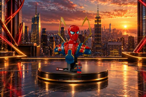 Iron Spider-Man Bust