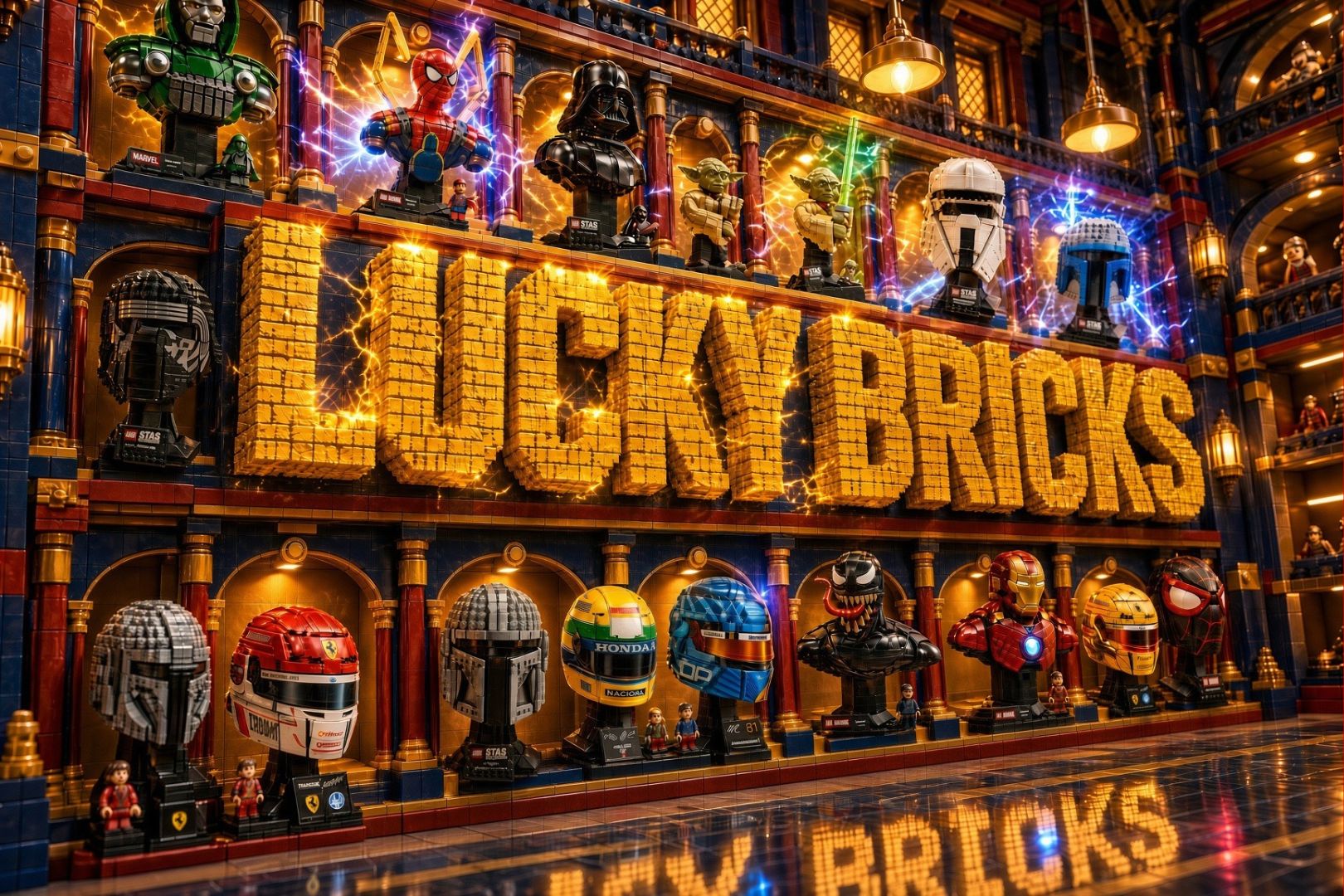LUCKY BRICKS! Lego Busts Edition!