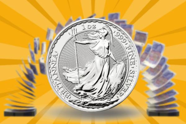 1 Oz Silver Britannia or £25