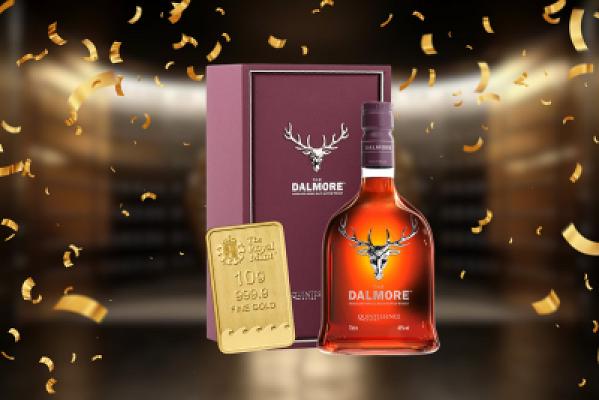 Dalmore Quintessence or 10G Gold Bar