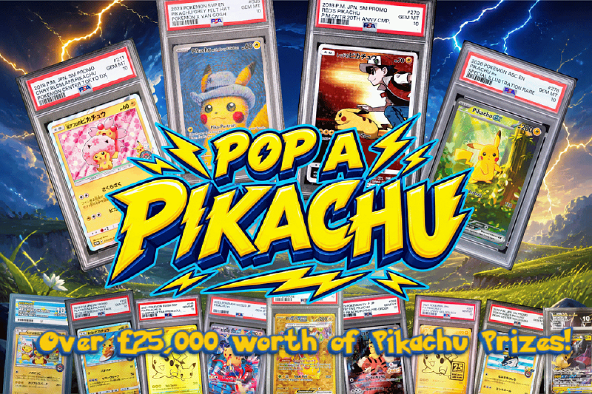 POP A PIKACHU! £25,000+ IN PIKACHU PRIZES!