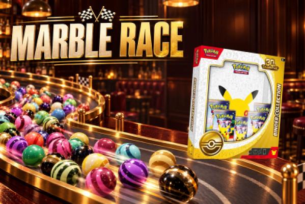 MARBLE RACE - Pokemon 30th Celebration Binder Collection - 1 WINNER