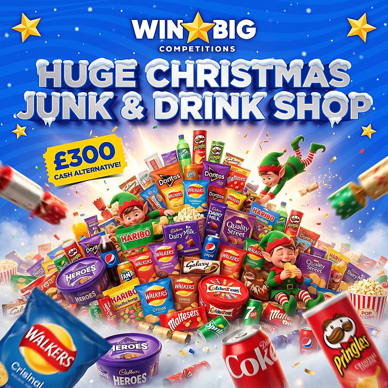 HUGE CHRISTMAS JUNK & DRINK SHOP🍿🍾
